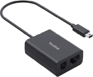 Adapter kufjesh Yealink EHS62, për kufje DECT, kontroll i largët thirrjesh, i zi