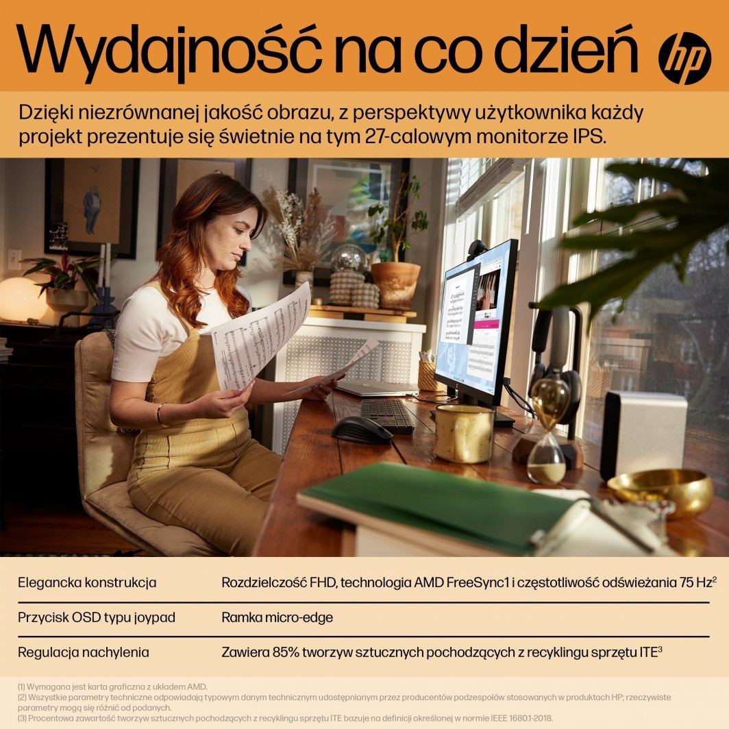 Monitor HP G5 27", Full HD, i zi