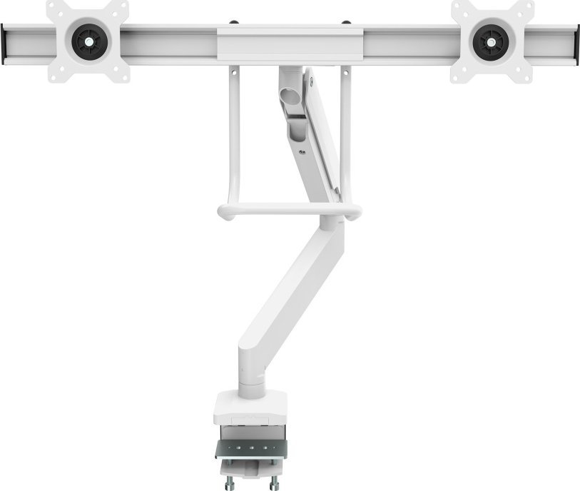 Krah monitori Fellowes Eppa Dual Crossbar 9909401, për dy monitorë, i bardhë