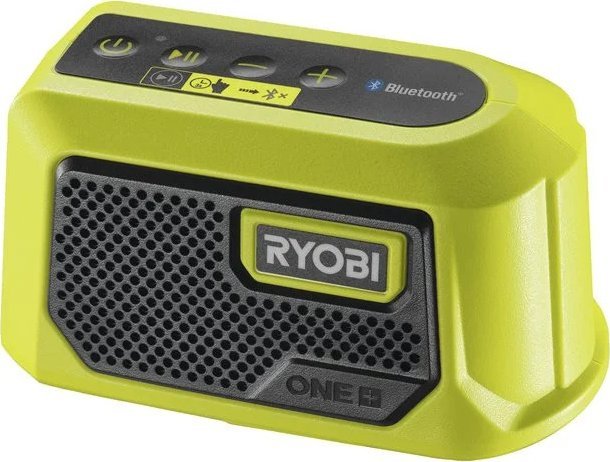 Altoparlant Bluetooth pa tela Ryobi 18V ONE+, mini, version bare tool, jeshil
