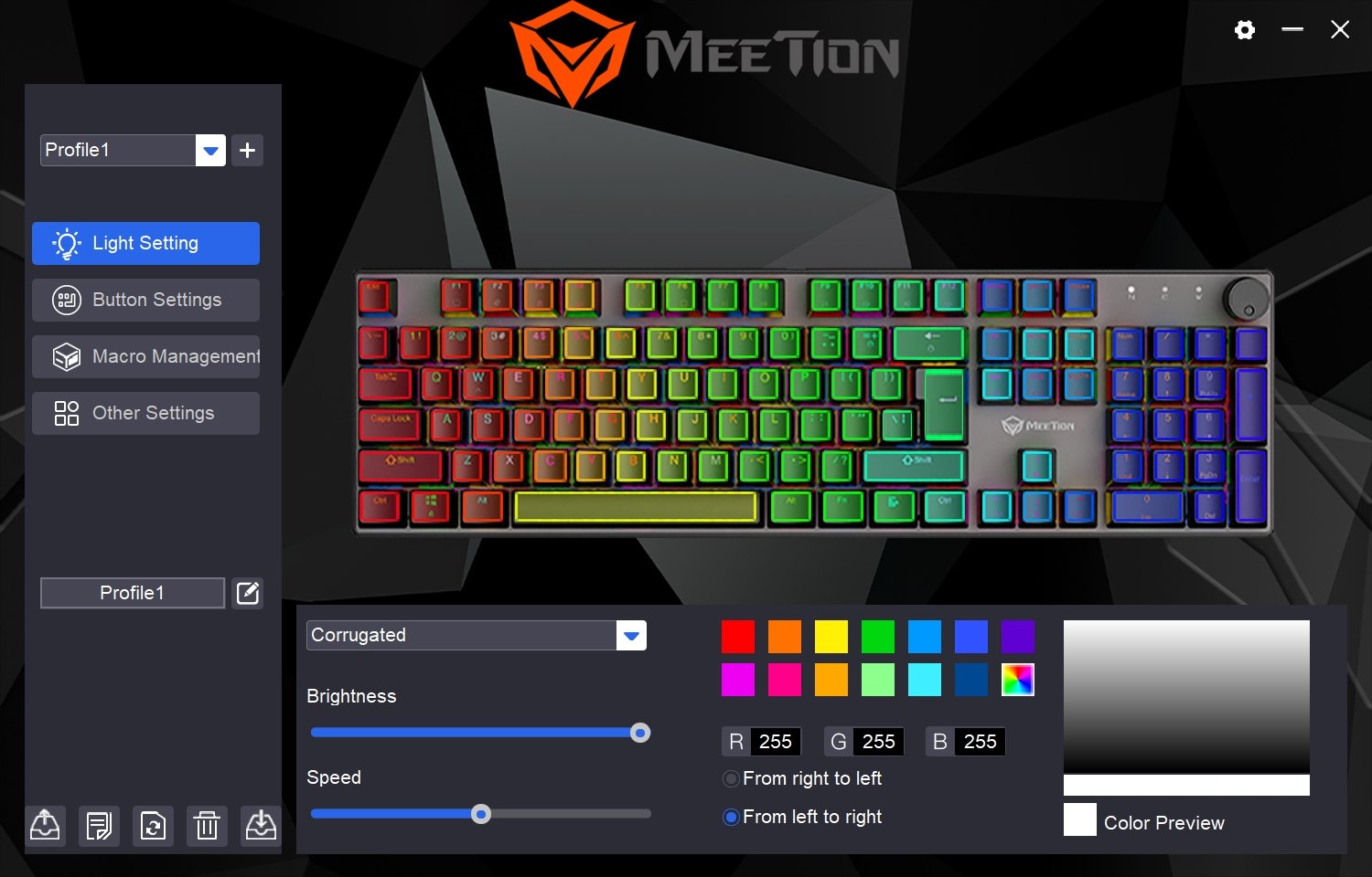 Meetion MK008Pro – Tastierë Mekanike
