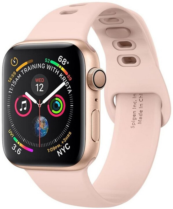Rrip silikoni Spigen për Apple Watch 40/38 mm, rozë