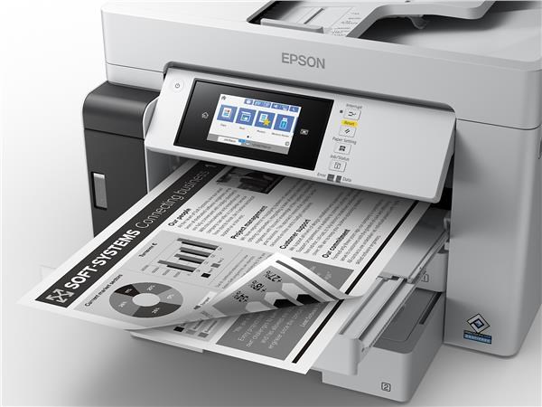 Printer multifunksional Epson EcoTank M15180, 3 në 1, A3, WiFi, i bardhë