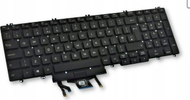 Tastierë laptopi Dell UK, layout anglisht UK, me numpad, e zezë