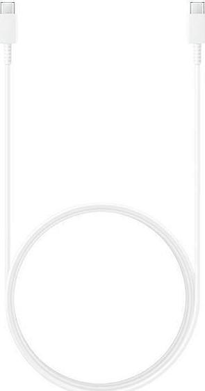 Kabllo Samsung EP-DX310JW, USB-C në USB-C, 1.8m, 3A, e bardhë