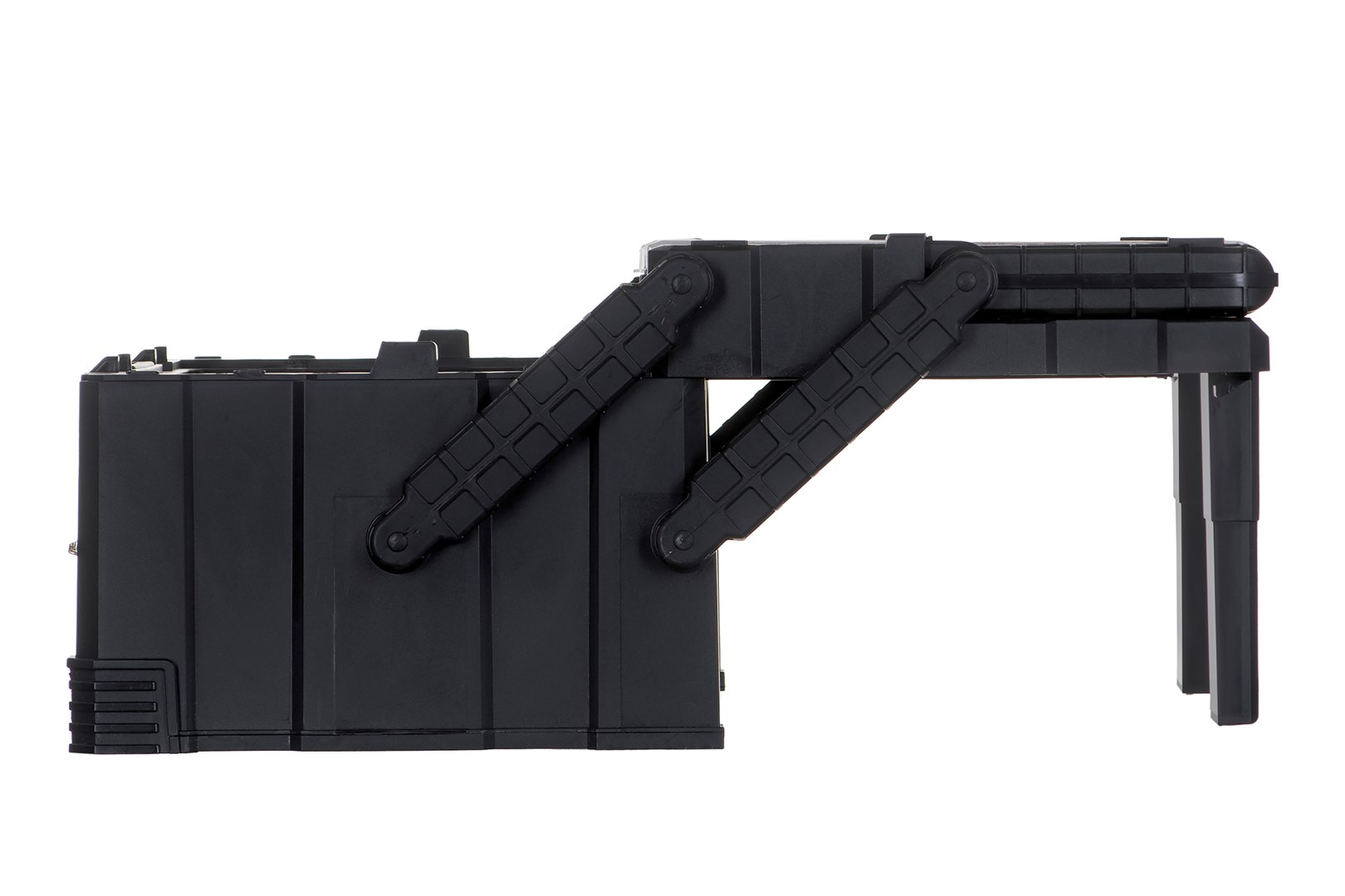 Kuti veglash Keter Tool Box 237785, cantilever, dorezë metalike, gri