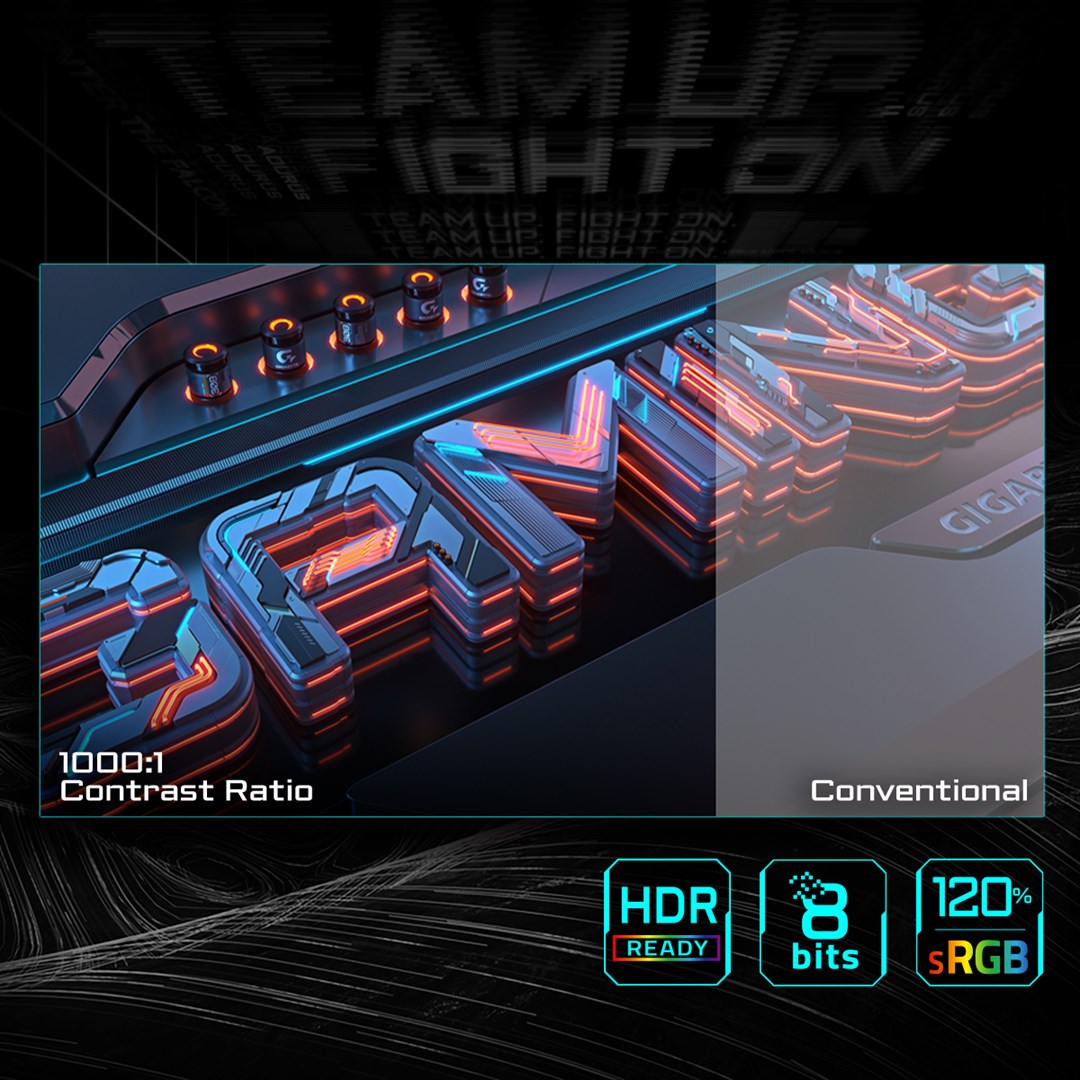 Monitor GIGABYTE GS25F2, 24.5", FullHD (1920 x 1080), 200Hz, i zi