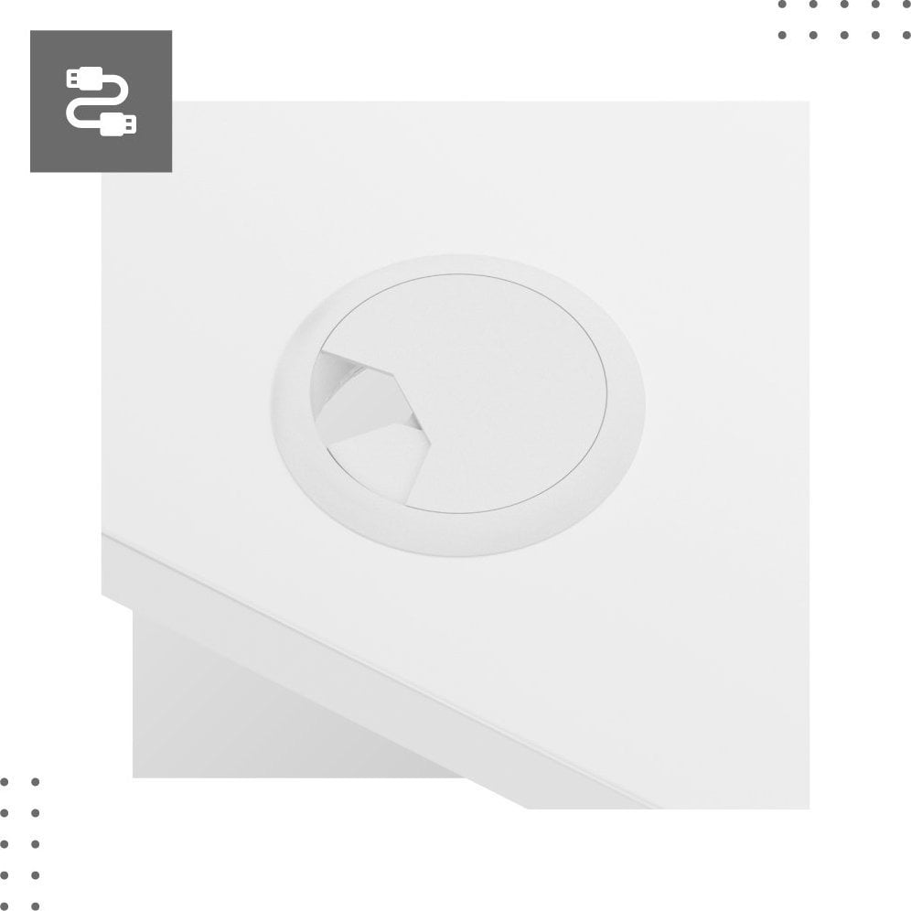 Tavolinë elektrike gaming MA Leader 7.0, lartësi e rregullueshme, memorie pozicionesh, e bardhë