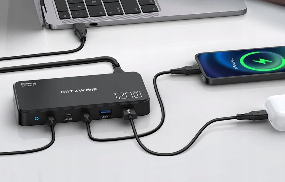 Stacion karikimi BlitzWolf BW-i100, 5in1, 120W, i zi