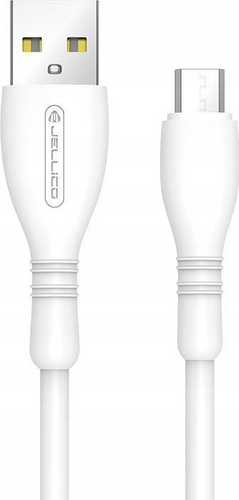 Kabllo USB JELLICO B9 Micro USB, 3.1A, 1m, e bardhë