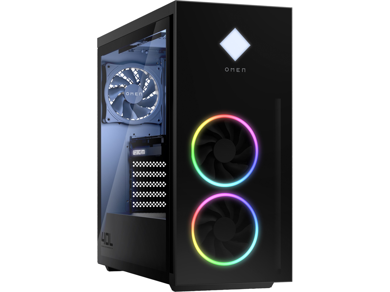 Kompjuter gaming HP Omen GT21-2027nc, i5-14400F, 32GB RAM, SSD 1TB, RTX 4070 Super