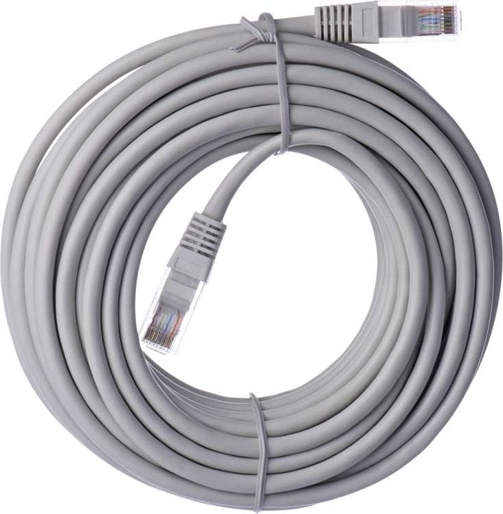 Kabllo patch EMOS UTP Cat5e S9126, 10m, gri