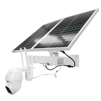 Kamerë sigurie PNI IP60 Live PTZ, 2MP, 4G GSM me panel diellor, e bardhë