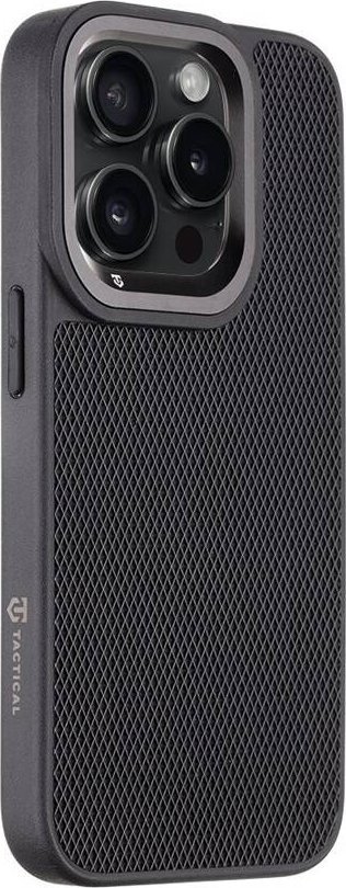 Mbrojtëse telefoni Tactical Blast Pit për iPhone 15 Pro, TPU, e zezë