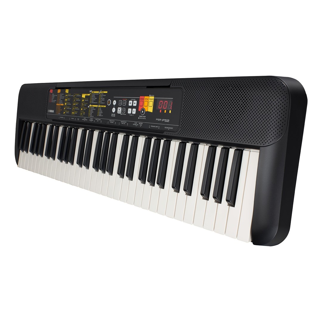 Keyboard Yamaha PSR-F52, 61 taste, me altoparlantë, i zi