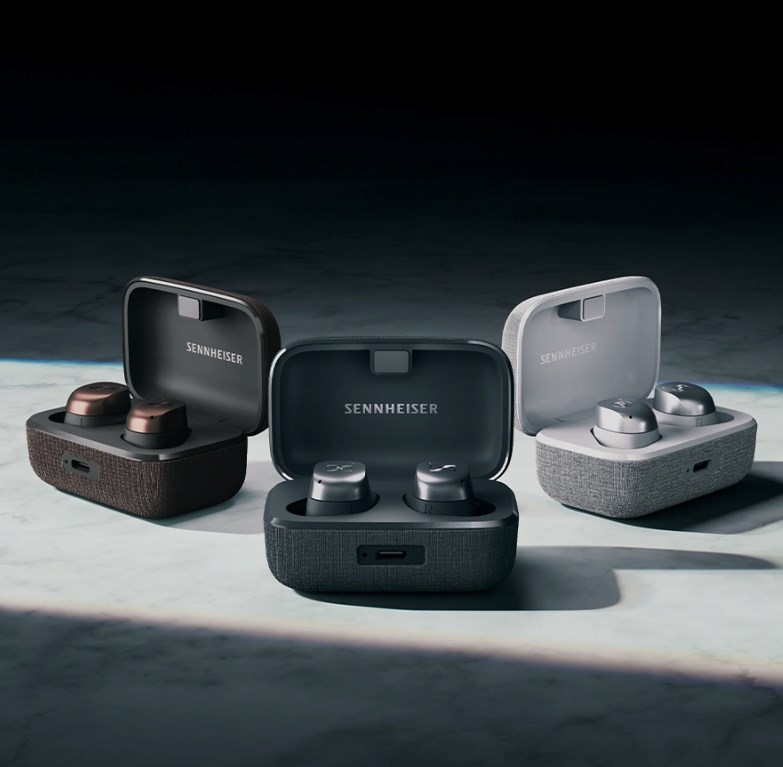 Kufje Sennheiser MOMENTUM True Wireless 4, 30 orë, të bardha