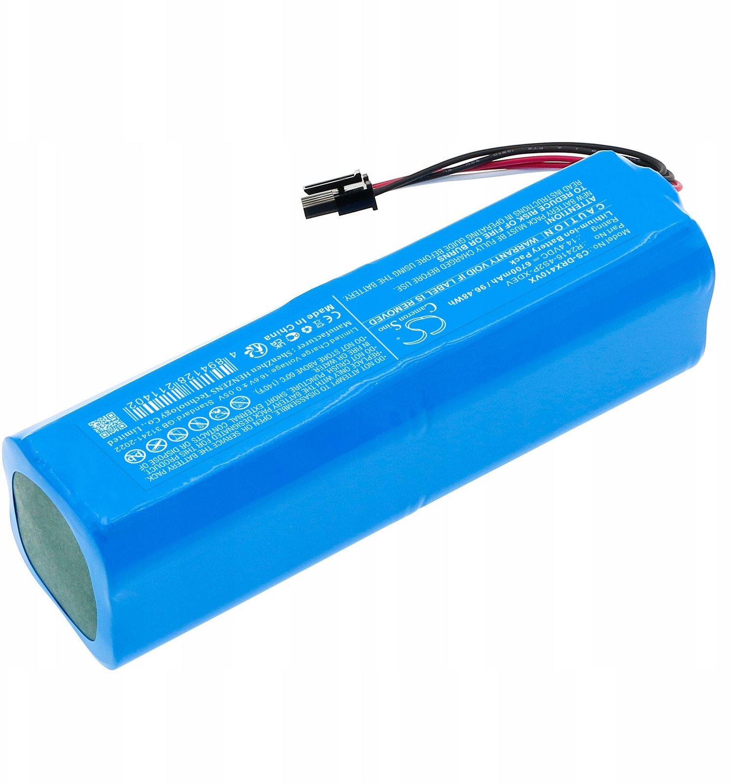 Bateri e rikarikueshme Cameron Sino R2416 4S2P XDEV, 6700mAh, 14.4V, për Dreame X40 Master RLX73CE