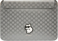 Hollëse laptopi Karl Lagerfeld Saffiano Monogram Choupette KL, deri 14", lëkurë sintetike, e zezë