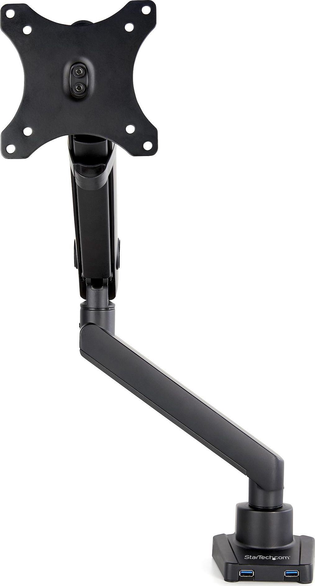 Krah monitori StarTech Desk Mount, 1 monitor deri 34", 2x USB 3.0, i zi