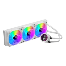 Ftohës uji për CPU 1STPLAYER TS4 360, radiator 360mm, ARGB, i bardhë