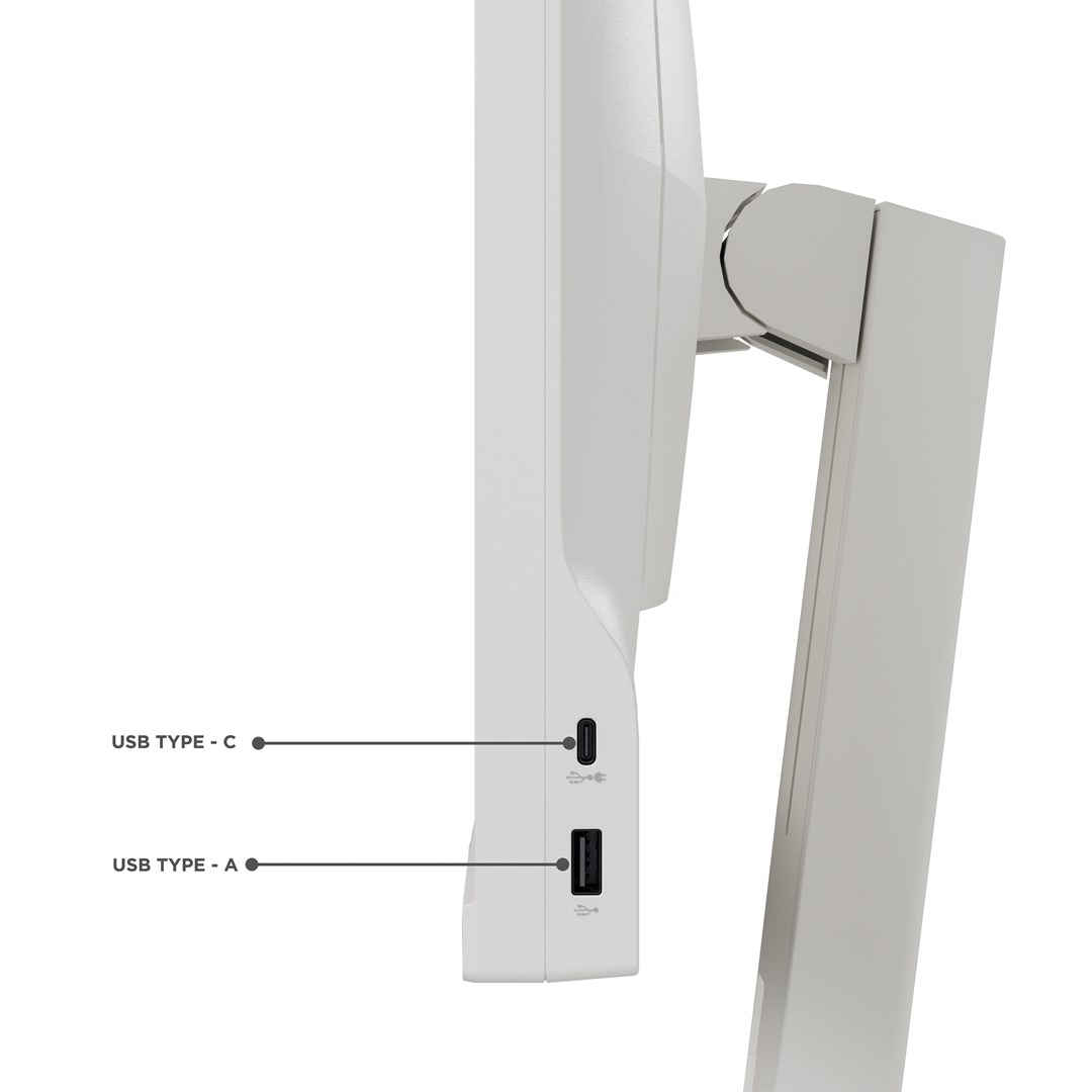 Monitor Lenovo ThinkVision C24d-20, 24", 1920 x 1200, i bardhë