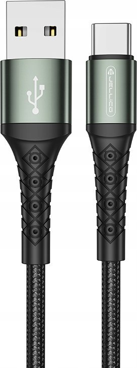 Kabllo karikimi JELLICO B12, Micro USB, 3.1A, 2m, e zezë