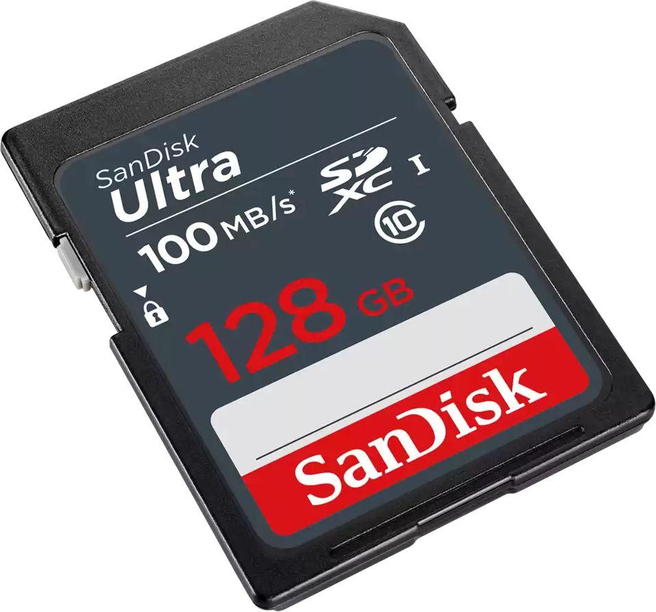 Kartë memorie SanDisk Ultra SDXC, 128GB, Class 10 UHS I, e zezë 2
