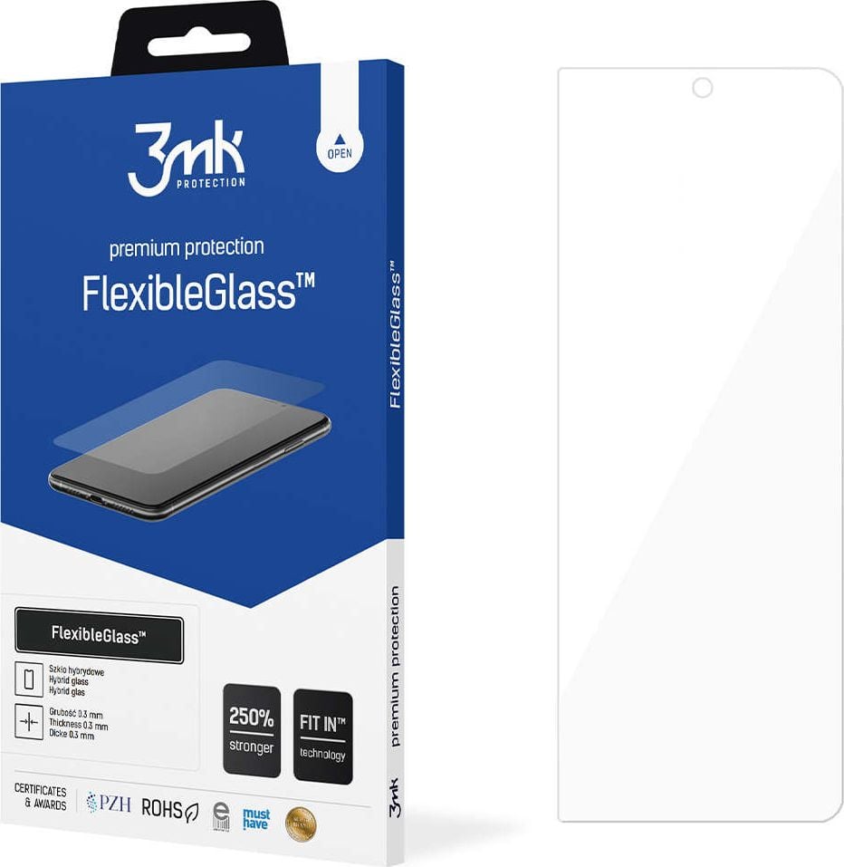 Xham mbrojtës 3MK FlexibleGlass për Samsung Galaxy Z Fold 3 5G, hibrid, kundër gërvishtjeve, transparent