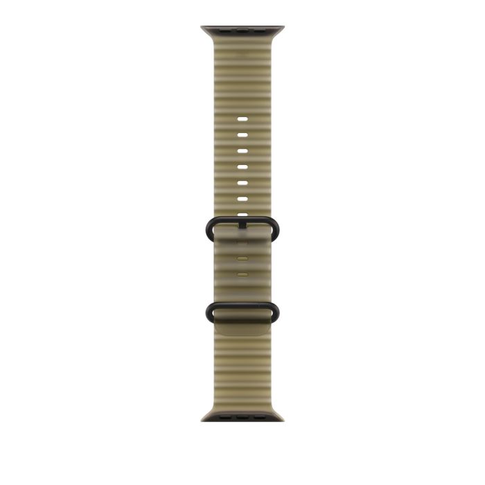Apple Watch 49mm Translucent Kelp Ocean Band, Black Titanium Finish
