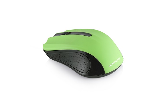 Maus Modecom WM9, wireless, 1200 DPI, jeshil