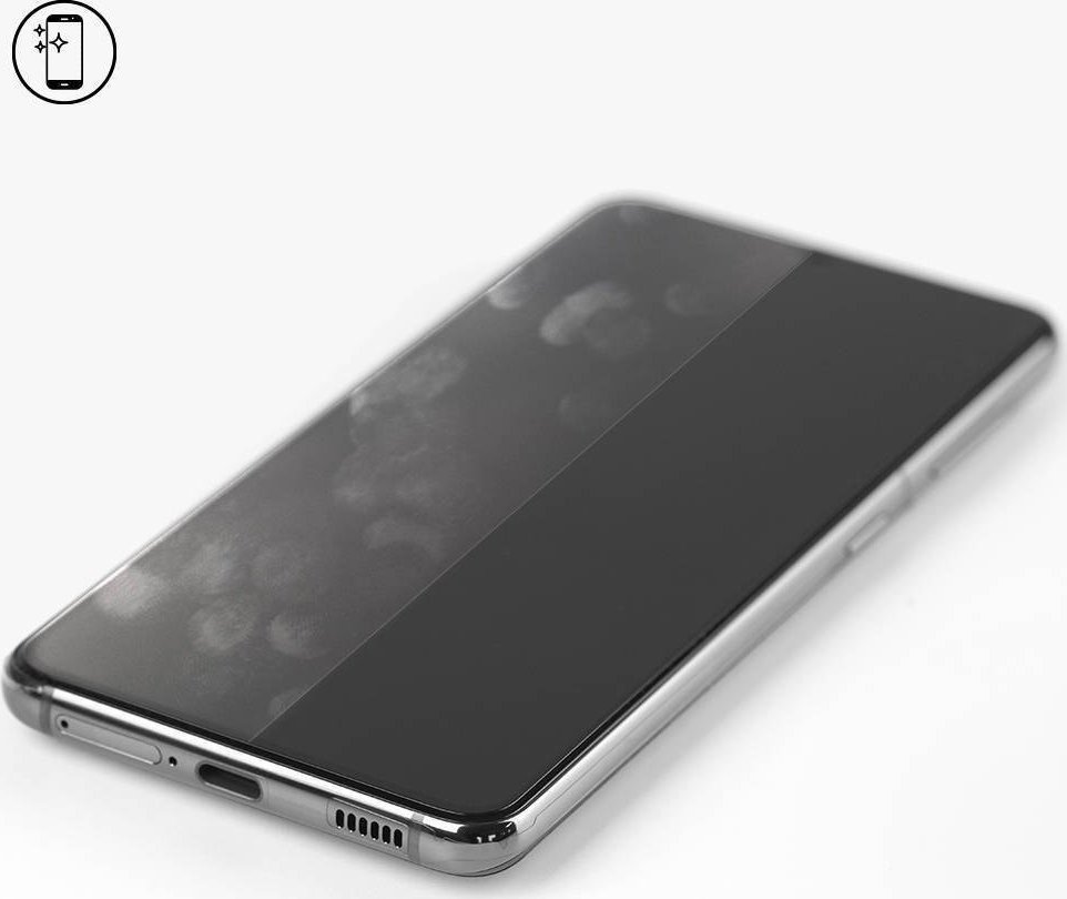 Xham mbrojtës Realme C31 C35, Tempered Glass 5D, fortësi 9H, me kornizë të zezë