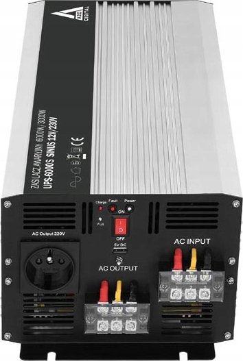 Furnizim emergjent me energji Azo UPS AVR Camper 6000S Sine, 3000W, 12V, i zi