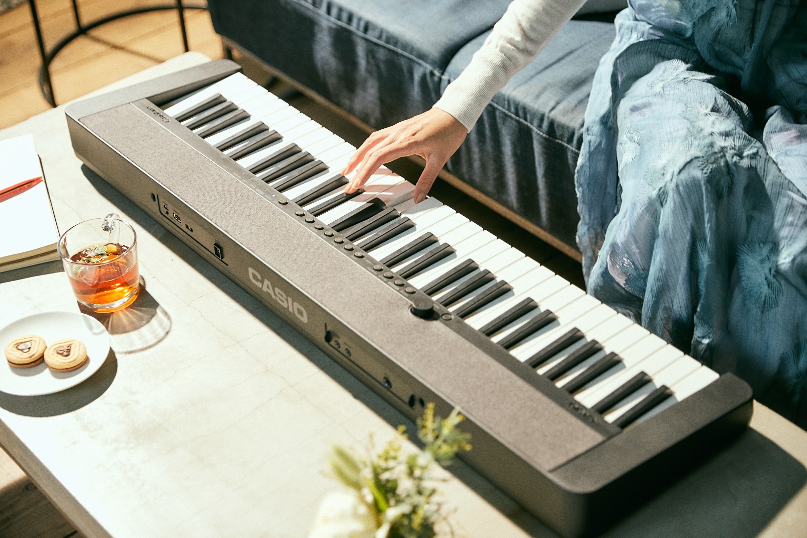 Tastierë Casio Casiotone CTS1, 61 taste, Touch Sensitive, e zezë
