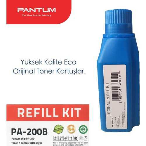 Set rimbushje toner Pantum PA-200B, 1.6K faqe, i zi, kompatibil P2500 2500W M6500NW M6550NW M6600NW
