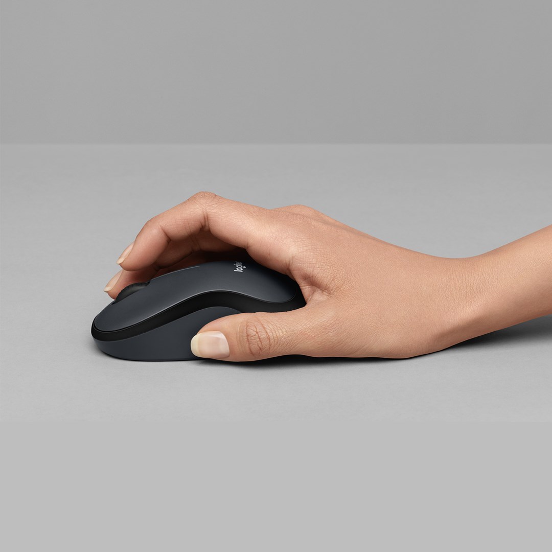 Maus Logitech M220, RF Wireless, i hirtë