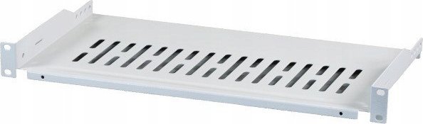 Rafte rack 19" Triton 1U, thellësi 250mm, kapacitet 10kg, gri RAL7035