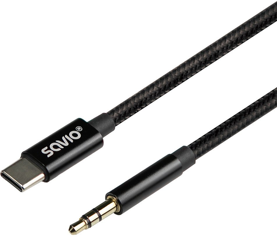 Kabllo audio Savio CL-187, 1m, USB, i zi