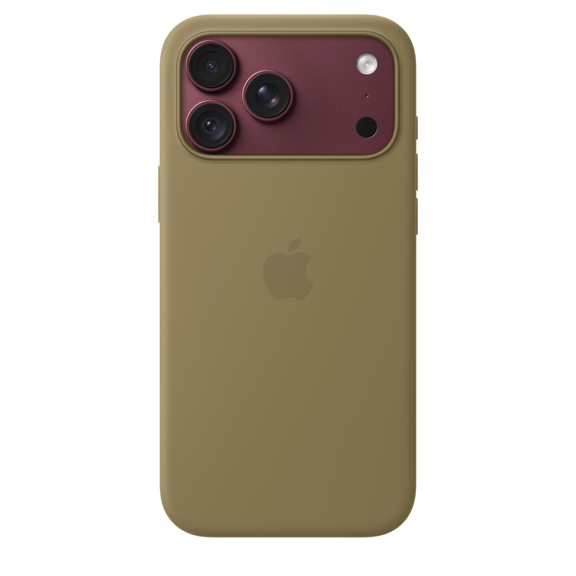 Apple iPhone 18 Pro Max Silicone Case with MagSafe, Olive