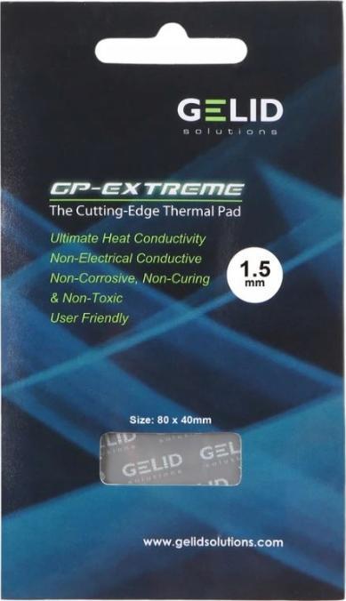 Pad termik Gelid Solutions GP-Extreme 12W, 80x40x1.5mm, 1 copë