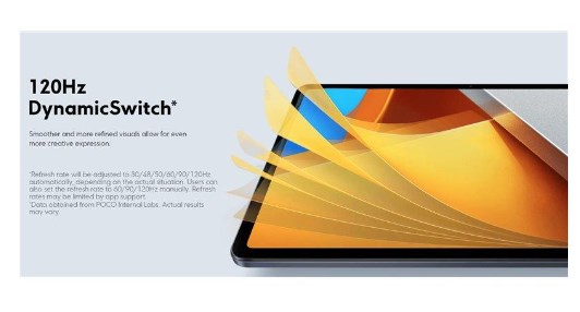 Tablet Xiaomi POCO Pad, 12.1", 256GB, i hirtë