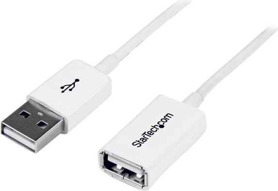 Kabllo zgjatues USB StarTech 2.0, 3m, A në A M/F, i bardhë