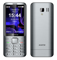 Telefoni Aligator D950, Dual SIM, 3.5", argjendtë