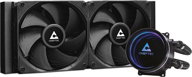 Ftohës CPU Chieftec ICEBERG 240 DARK, AIO, radiator 240mm, ARGB