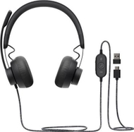 Слушалки Logitech Zone (981-000870), црни