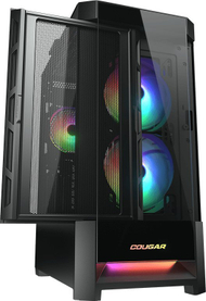 Kullë kompjuteri Cougar Duoface RGB CGR-5ZD1B-RGB, ATX, ndriçim RGB, e zezë