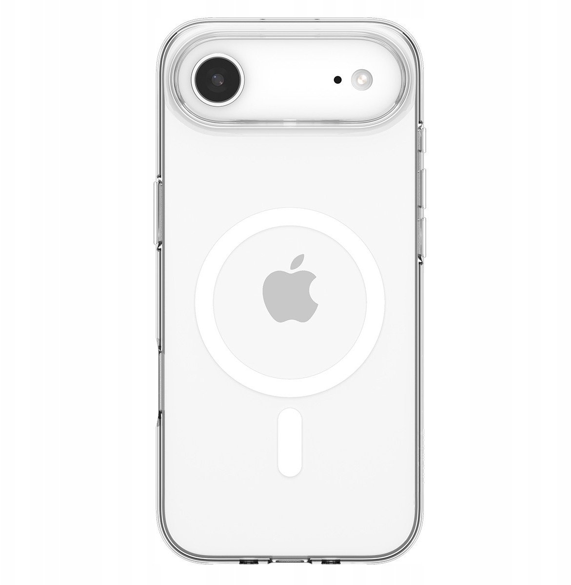 Mbulesë telefoni Spigen Liquid Crystal MagSafe për iPhone 17 Air Pro, transparente, e bardhë
