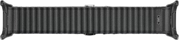 Rrip ore Samsung Trail Band për Galaxy Watch Ultra, pëlhurë sportive, Triangle Latch and Hook, gri e errët