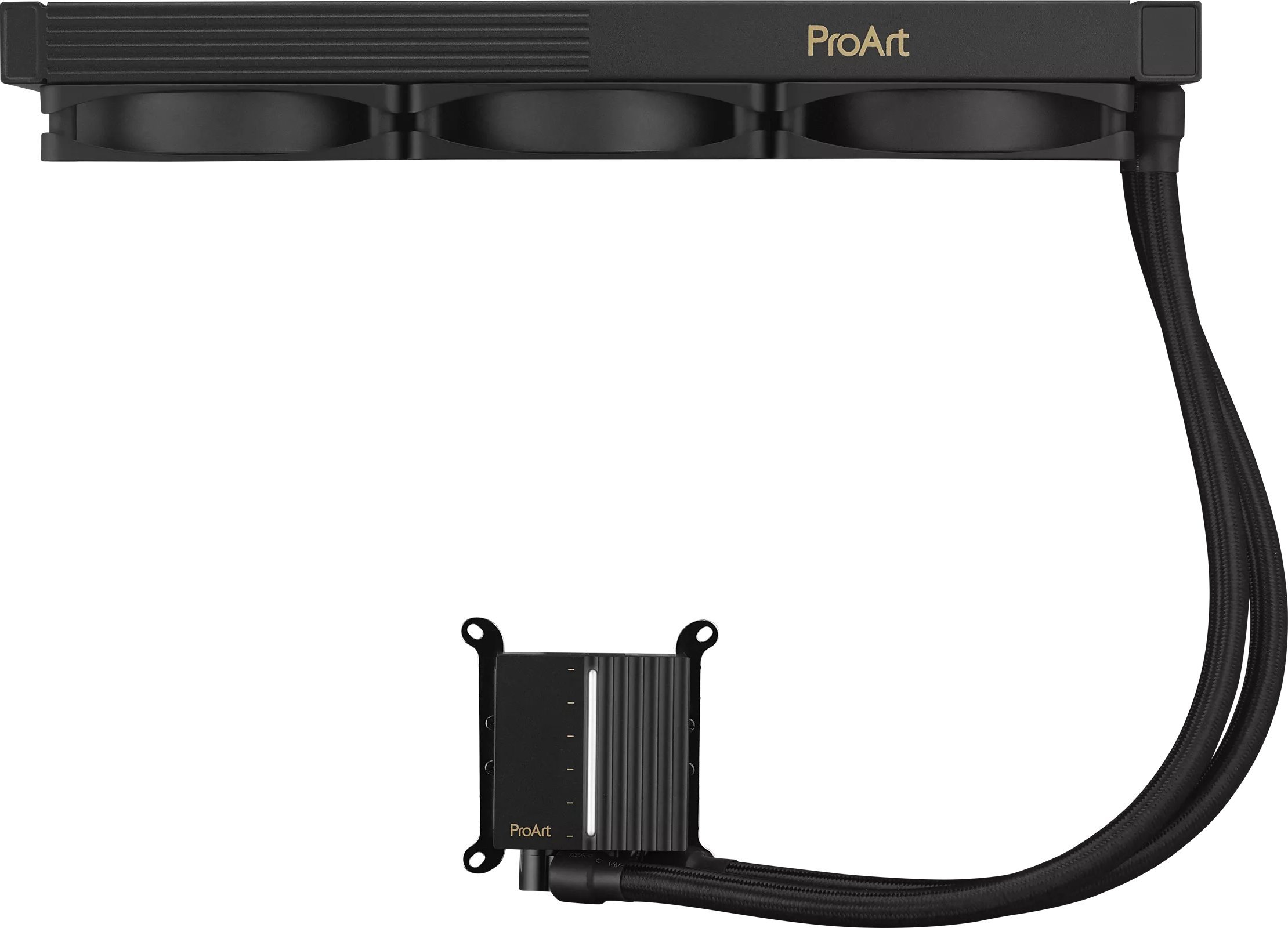 Ftohës uji për procesor ASUS ProArt LC 360, 360 mm, 3x 120 mm, i zi