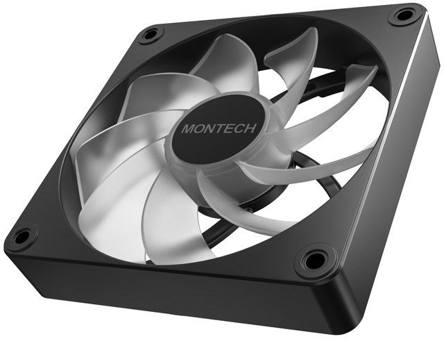 Ftohës kasë Montech GF120R V2 ARGB PWM, 120mm, set 3 copa, me kontrollues 6 porta, i zi
