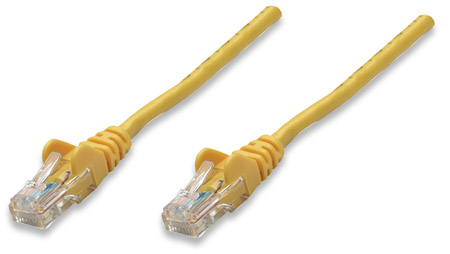 Kabllo rrjeti Intellinet Cat5e, 2m, U UTP, e verdhë